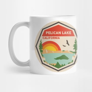 Pelican Lake California Colorful Scene Mug
